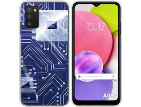 Carcasa Samsung Galaxy A03s TUMUNDOSMARTPHONE Circuito Multicolor
