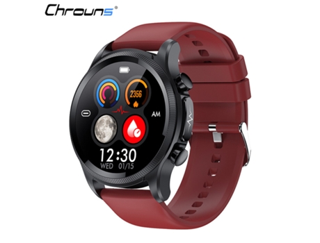 Smartwatch CHRONUS con Monitor de Glucosa Impermeable