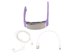 Reloj Con Grabadora De Voz Activada Por Voz Y Reducción De Ruido, 8 Gb, Correa Morada.