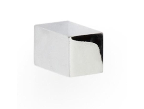 Pomo aluminio garona 14x14 h20 cromo