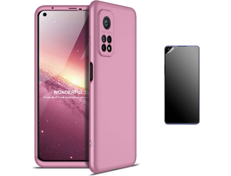 Kit Carcasa y Protector Xiaomi Mi 10T Pro Ultimatte Slim Armor 360º Rosa
