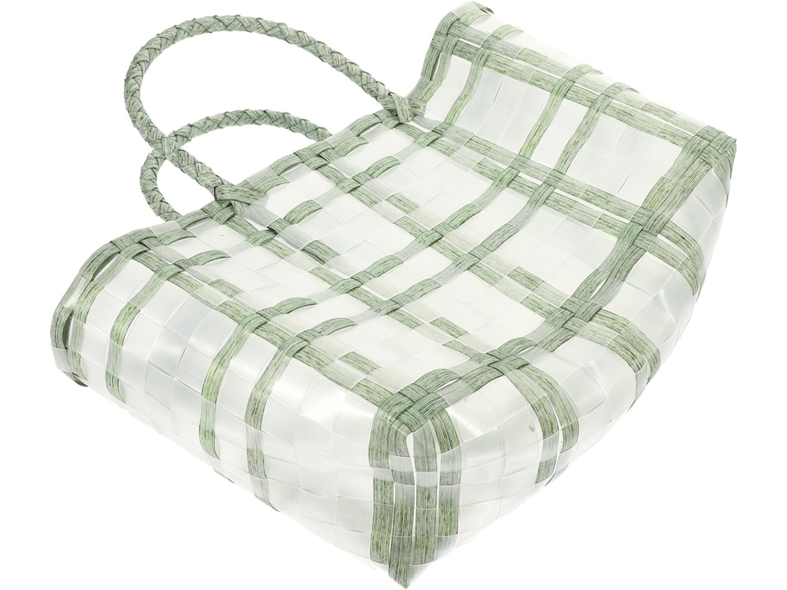 Bolsa Feminina Ciieeo De Palha Trançada Para Casamentos, Com Grande Capacidade E Design Elegante, Perfeita Para Piqueniques.