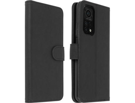 Funda Xiaomi Mi 10T/10T Pro AVIZAR Libro Billetera Negro