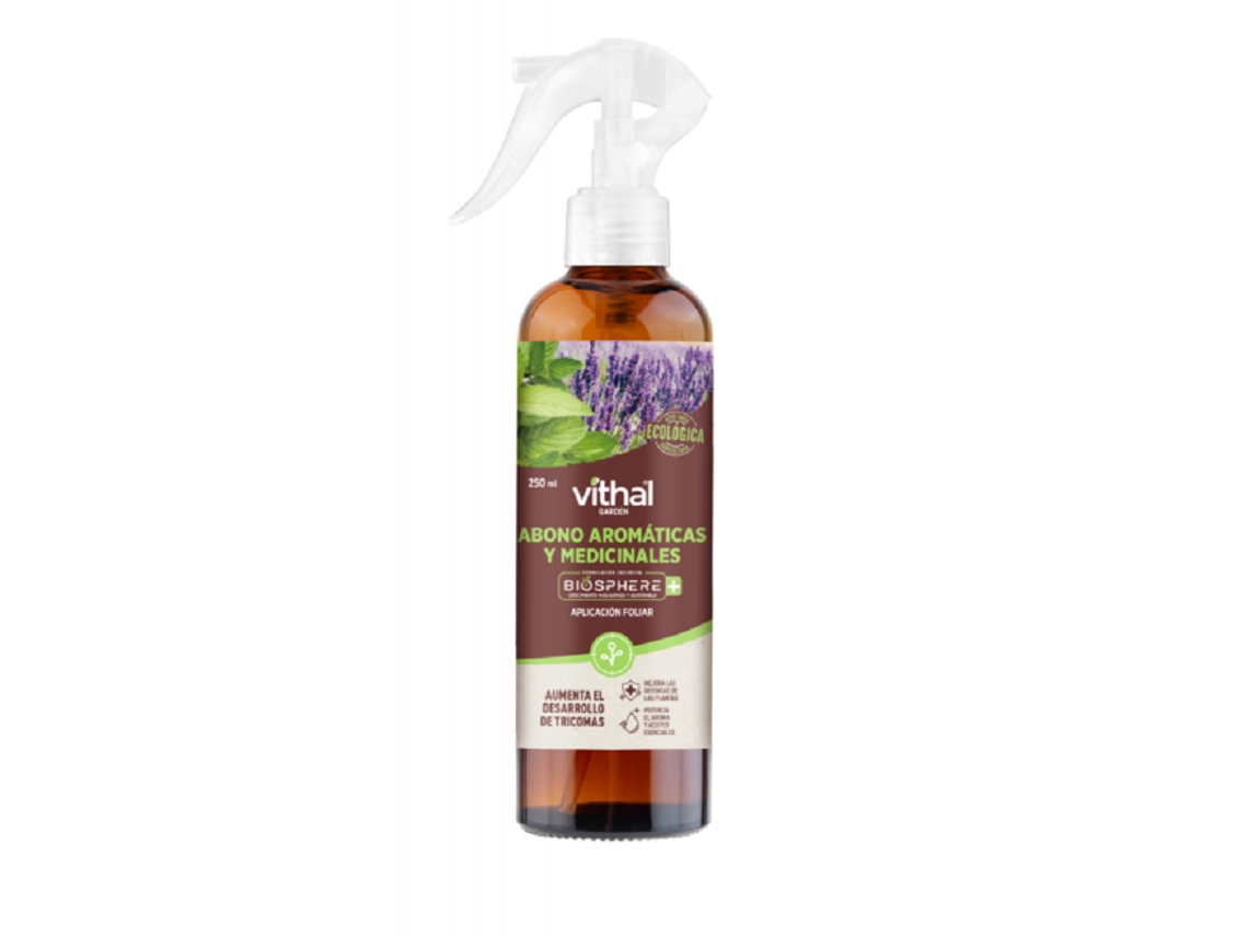 VITHAL GARDEN Fertilizante Foliar Aromático e Medicinal Biosfera Plus 250 Ml