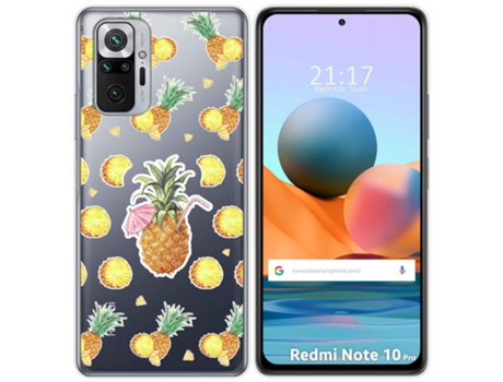 Carcasa Xiaomi Redmi Note 10 Pro TUMUNDOSMARTPHONE Dibujos Transparente Multicolor