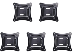 Juego De 5 Soportes De Pared Universales Para Pantallas Lcd/led De 14" O 27", Altura Ajustable, Retráctiles, Tv C12