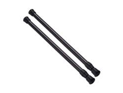 VVJIJILLY 2 Varões Extensíveis De Pressão Para Cortina Ou Armário, Branco, 40 71 Cm
