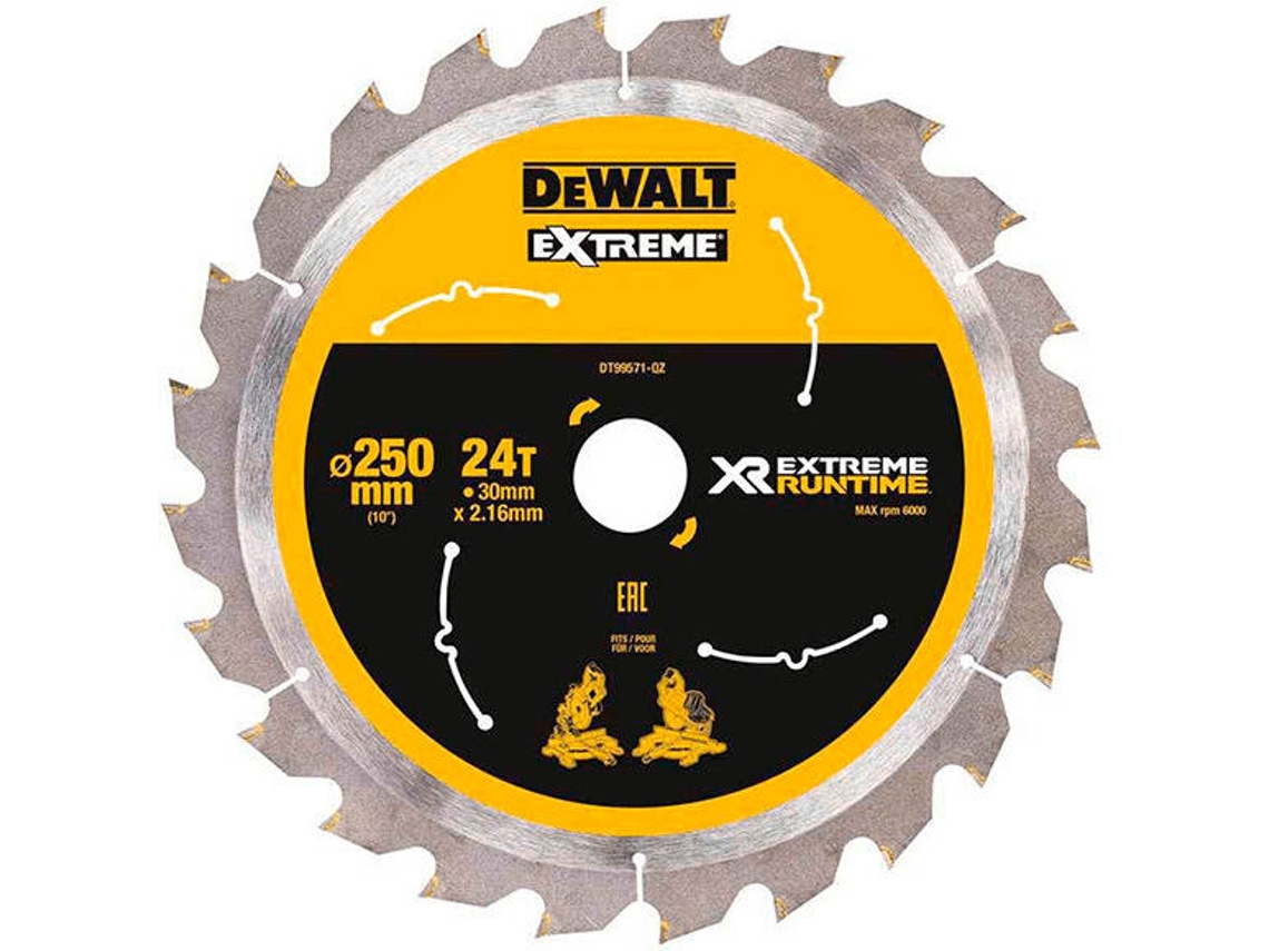 Hoja de Sierra Circular DEWALT XR Xtreme (250x30 mm)