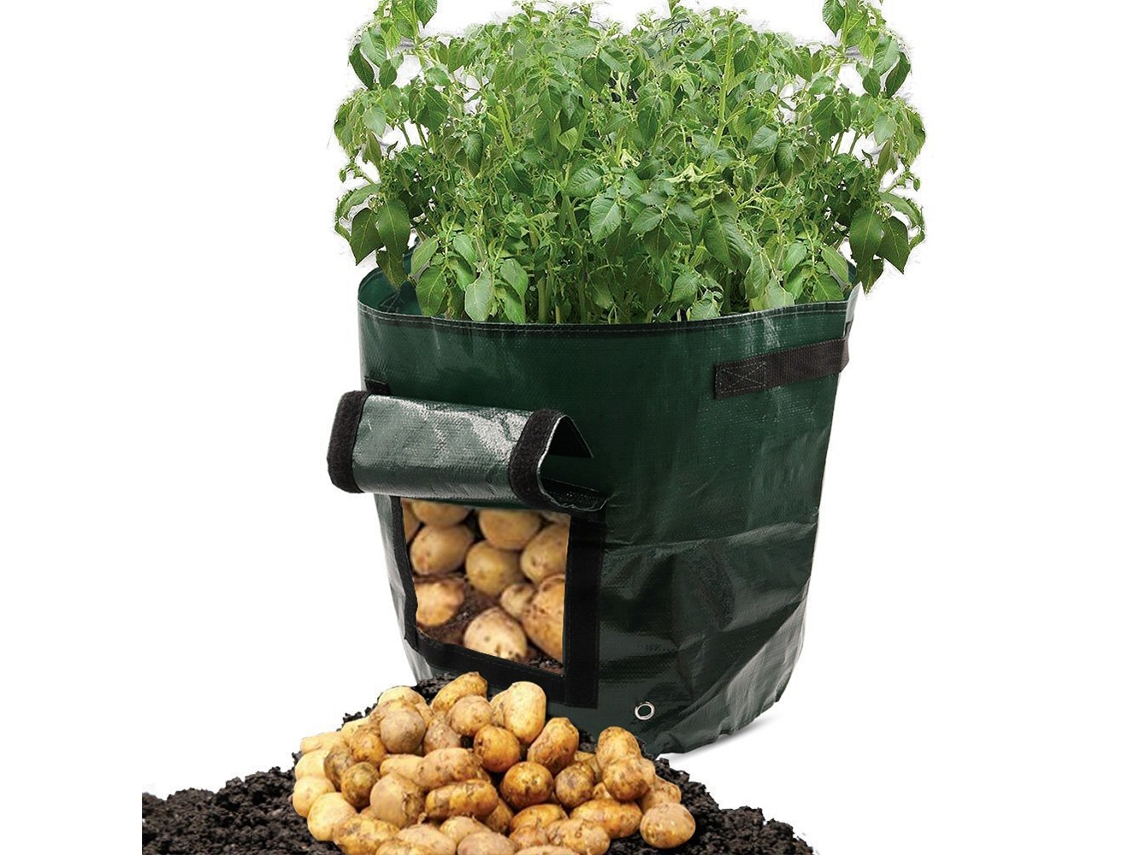 Bolsas de cultivo para patatas y hortalizas con asas