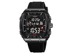Reloj electrónico digital luminoso, elegante e impermeable, MDUG Reloj deportivo para hombre (negro)