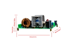 Módulo reductor ajustable 2026as, entrada de 10-100 V, salida de 0-90 V, convertidor de voltaje digital LCD.