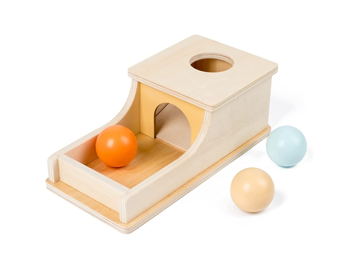 Caja De Pitching De Madera Juego De Cajón Aprendizaje Educación Temprana Entrenamiento Preescolar Herramientas De Enseñanza