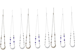 Conjunto De 9 Diademas Retro Con Cristales Artificiales Incrustados, Accesorios Para La Frente Para...