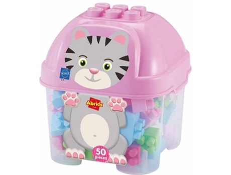 Blocs de Construcción SMOBY Abrick Barril 50 piezas Gatito (Edad Mínima: 2)