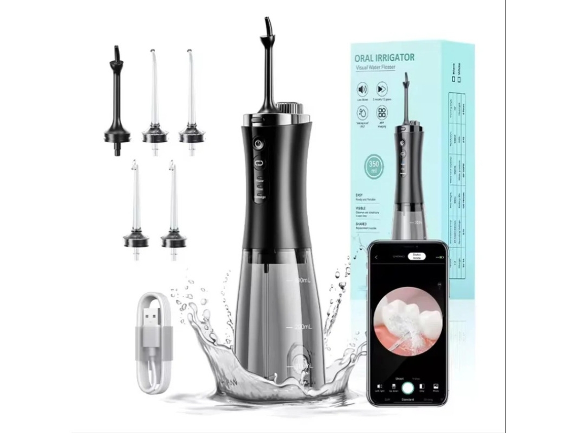 Irrigador bucal portátil Yizhood C2 negro