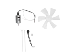 Aspa de ventilador para RV de 6 pulgadas, motor de 12 V, plástico.