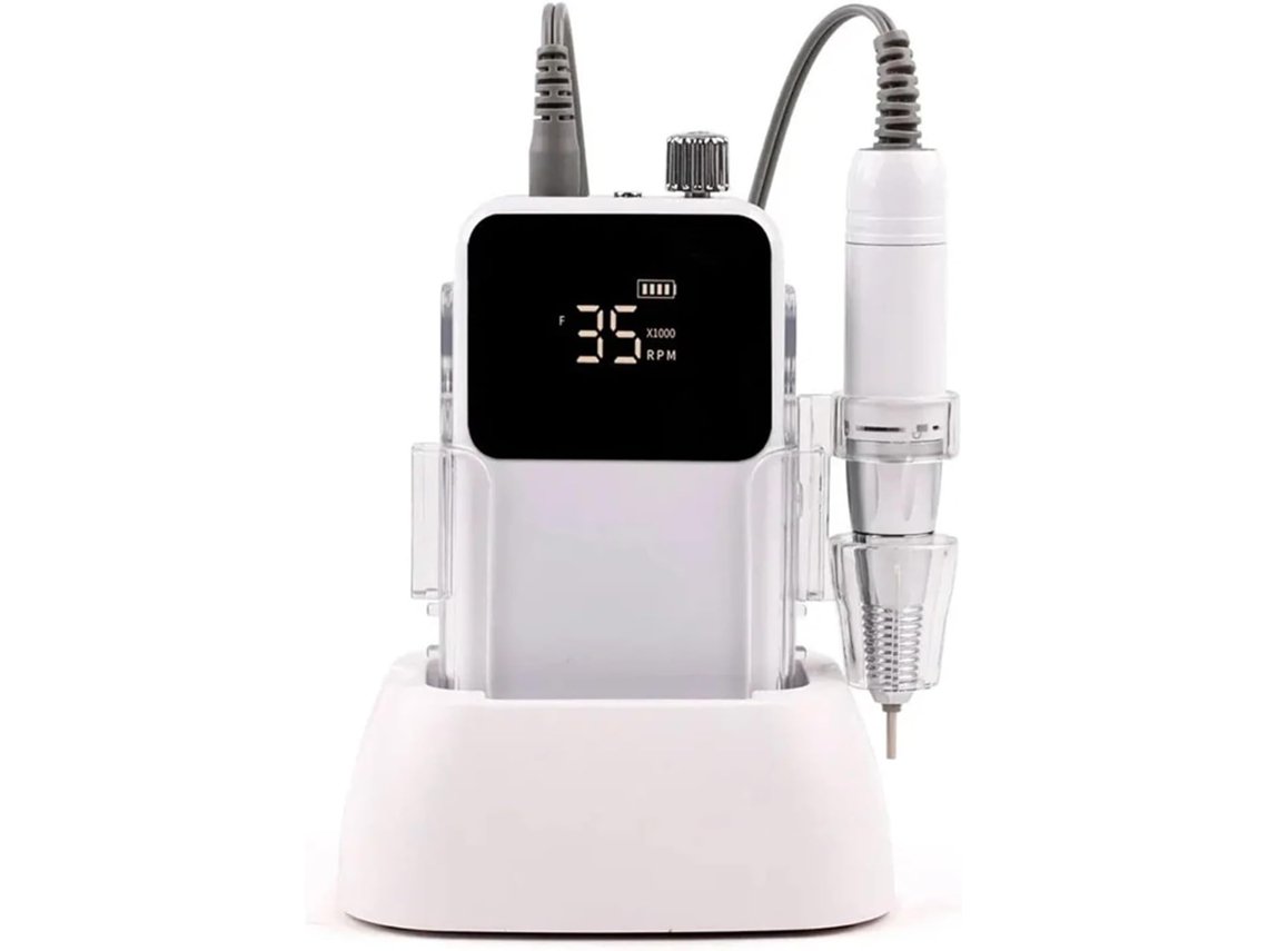 Taladro Eléctrico Profesional Para Uñas, 35000 Rpm, Recargable, Accesorios Para Esmalte De Uñas.