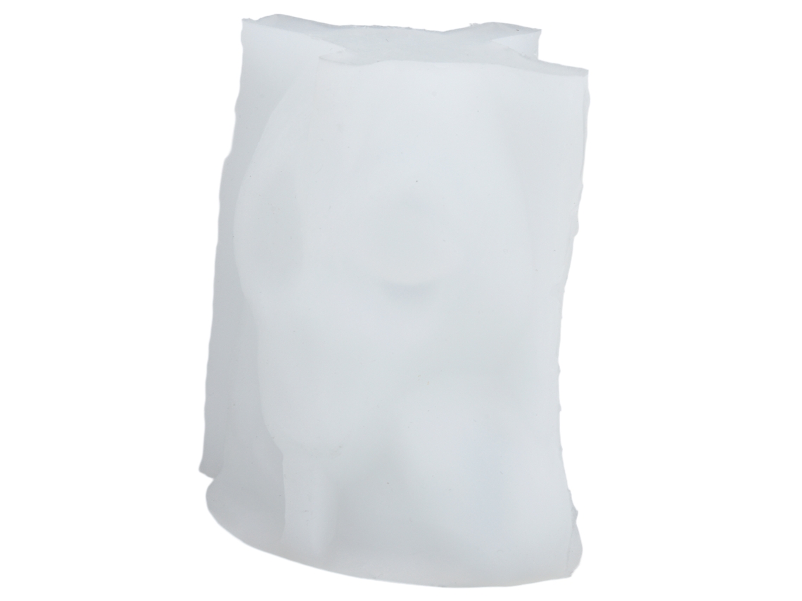 Molde de silicona 3D flexible de Baok con forma de calavera, ideal para jabones, Halloween, Acción de Gracias y Navidad.
