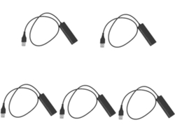 Cable Adaptador Usb De 5 Piezas Para Auriculares Y Computadora Portátil