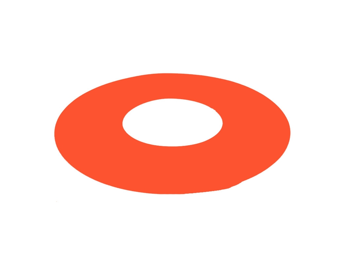 Disco Cono Naranja Para Marcar El Espacio En El Campo De Fútbol, Ideal Para Entrenamiento De Velocidad Deportiva.