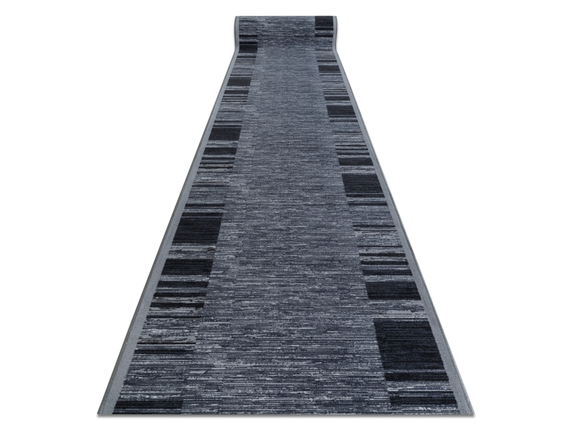 Alfombra de Interior DYWANY LUSZCZOW Adagio 138894 (Gris - 100 x 690 cm - Poliamida)