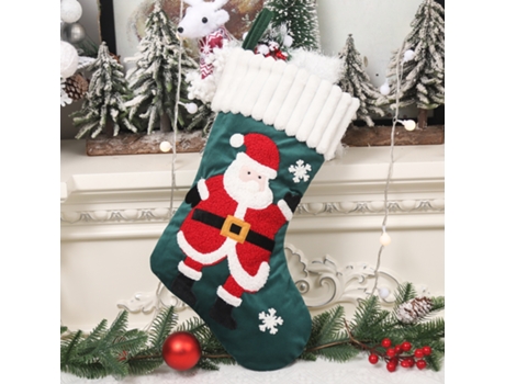 NANA Calcetín navideño Decoración para chimenea Calcetín navideño para anciano