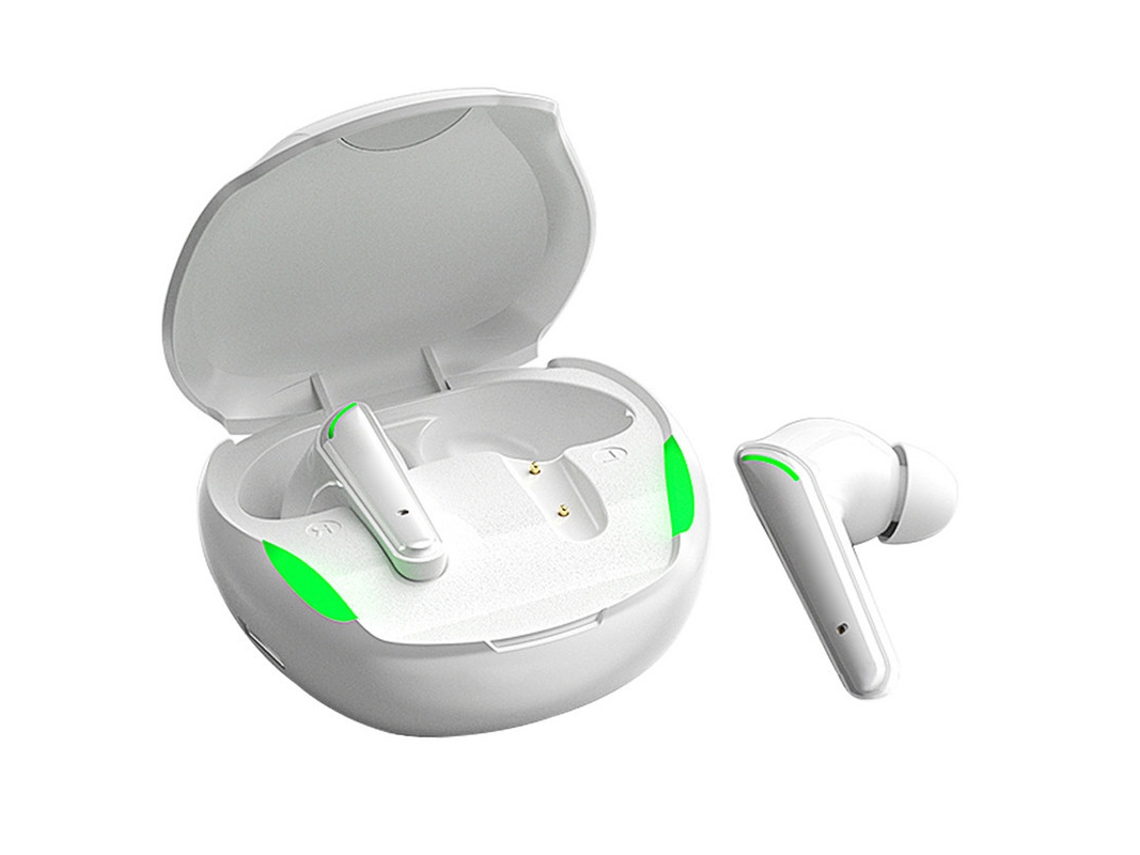 Auriculares Juegos YIZHOOD True Wireless Bluetooth Blanco
