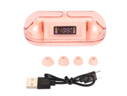 Auriculares Traductores Bluetooth 5.3, 144 Idiomas, Traducción En Tiempo Real Para Viajes De Negocios, Color Rosa.