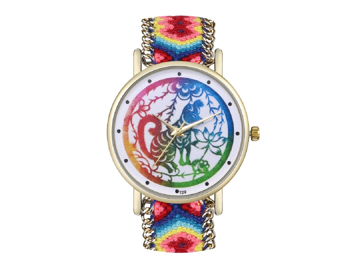 Reloj De Pulsera Unisex Zhoulianfa Con Correa De Alambre Trenzado Y Movimiento De Cuarzo De Moda.