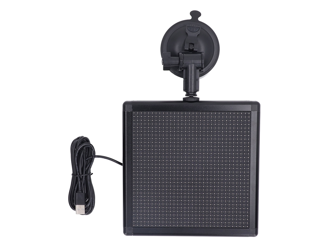 Letrero Led Para Coche De 32x32 Cm, Control Por Aplicación Wifi, Personalizable, 185x185 Mm.