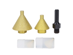 Broca de chaflán para amoladora angular, para aumentar ángulos y recortar azulejos, orificio de 38 mm a 50 mm, adaptador M14