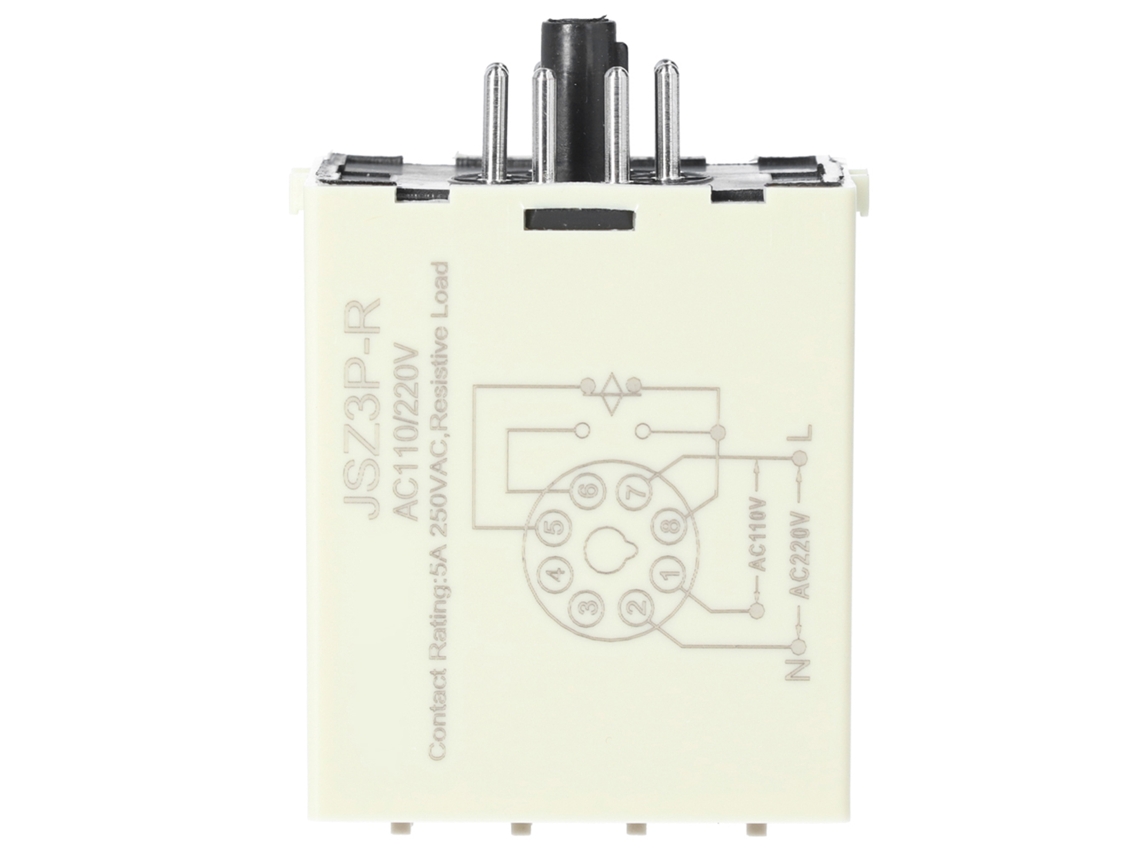 Relé De Retardo Cíclico Ajustable Jsz3pr Ac110v 50/60hz Para Automatización Industrial.