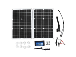 Paneles Solares Portátiles De Alta Eficiencia Con Cargador Para Automóviles, Vehículos Recreativos Y Uso En Exteriores.