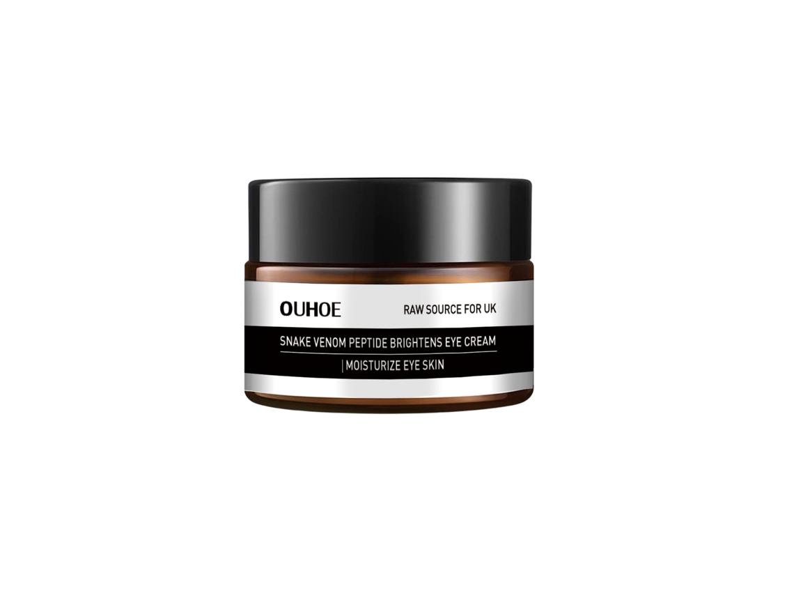Crema hidratante energizante para el contorno de ojos con péptidos.