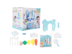 Juego De Cocina Simulación Herramientas De Cocina Juguete Educativo Para Niños Color Cian