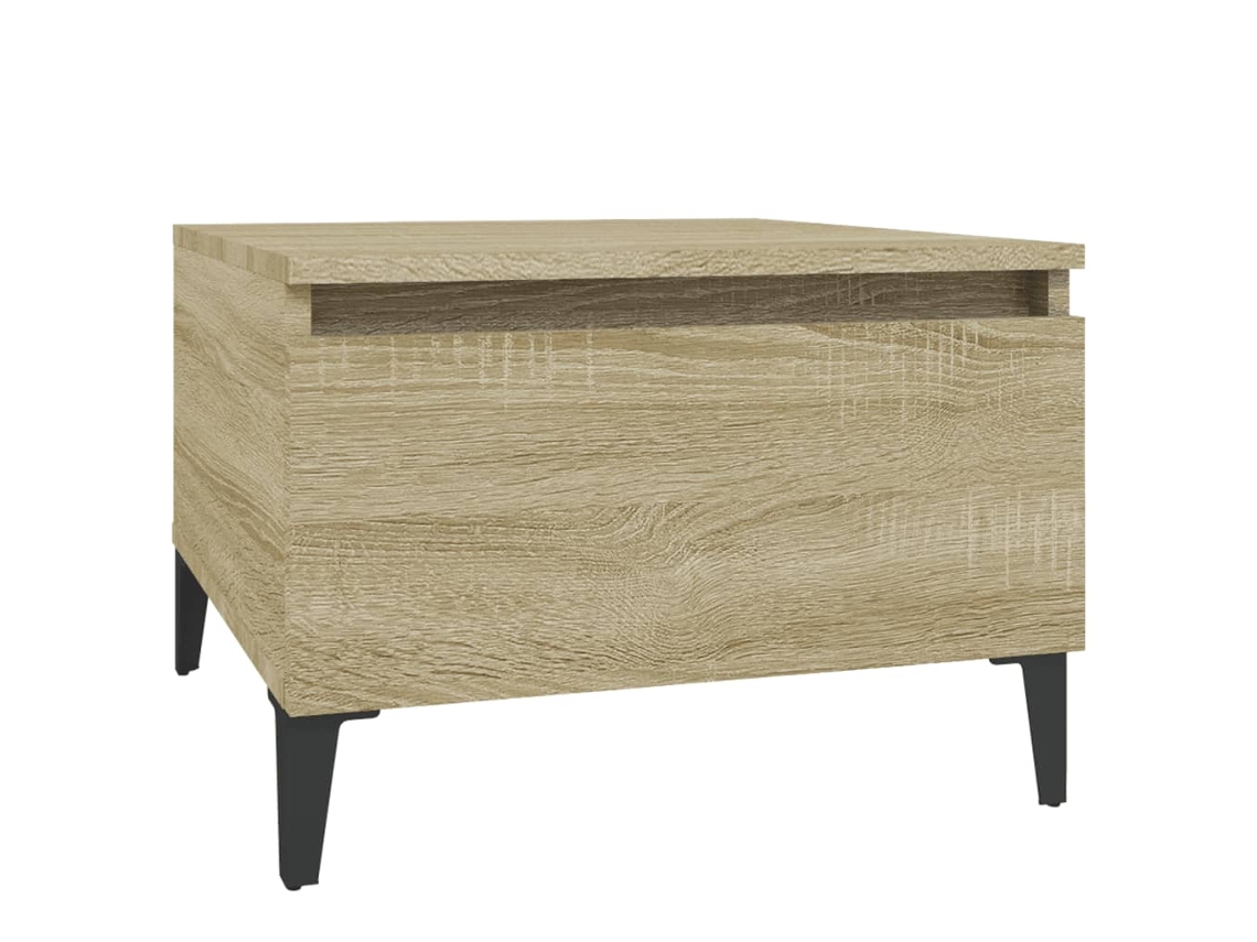 Maison Exclusive - Mesa Auxiliar Madera Contrachapada Roble Sonoma 50x46x35 Cm