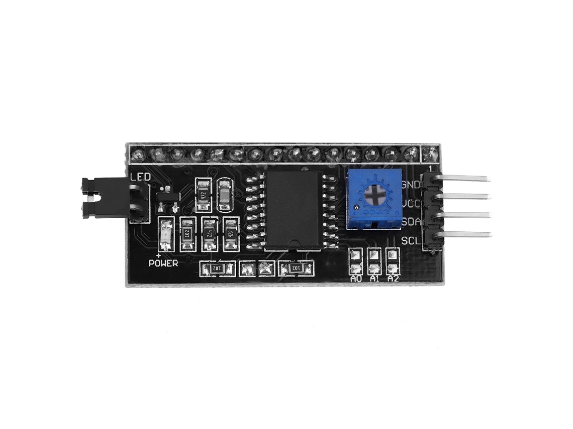 Yncm2026-placa Adaptadora Lcd1602 Con Interfaz Iic/i2c Módulo Convertidor 5v Para Pantalla Lcd 1602