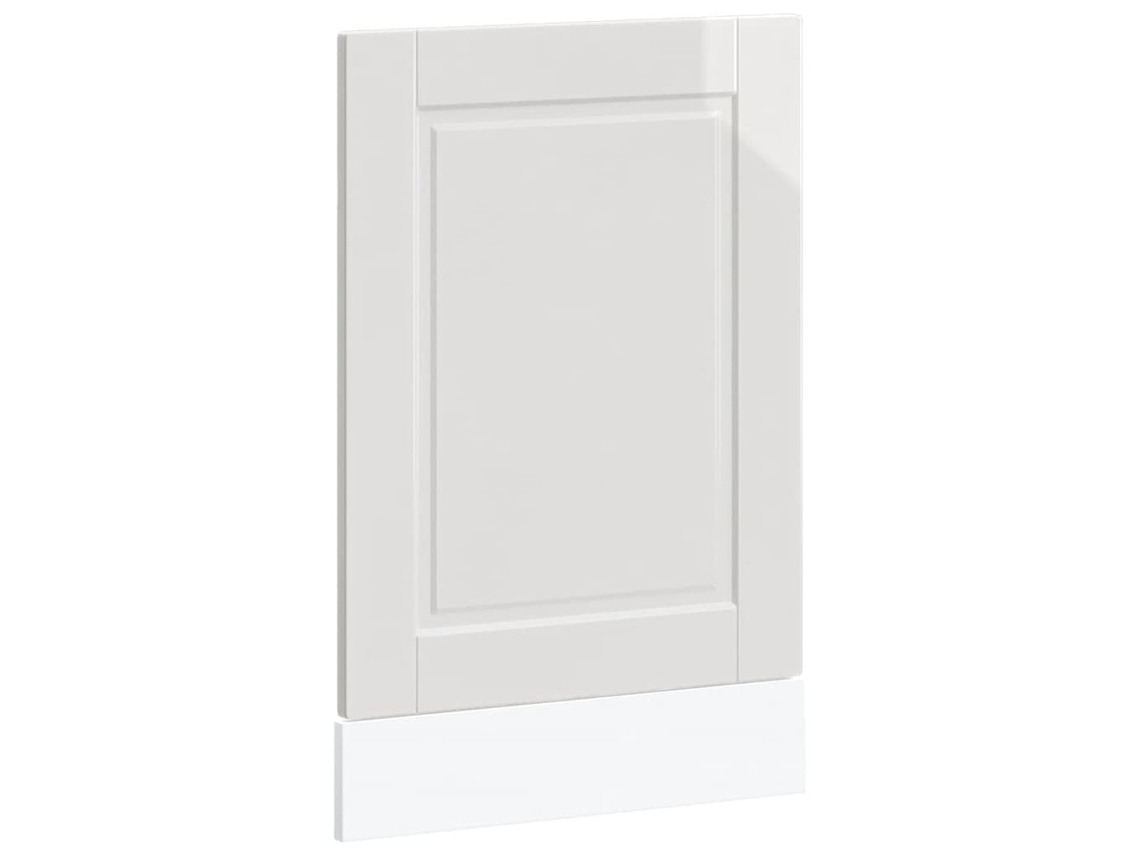 Maison Exclusive - Panel Lavavajillas Porto Madera Contrachapada Blanco Brillante