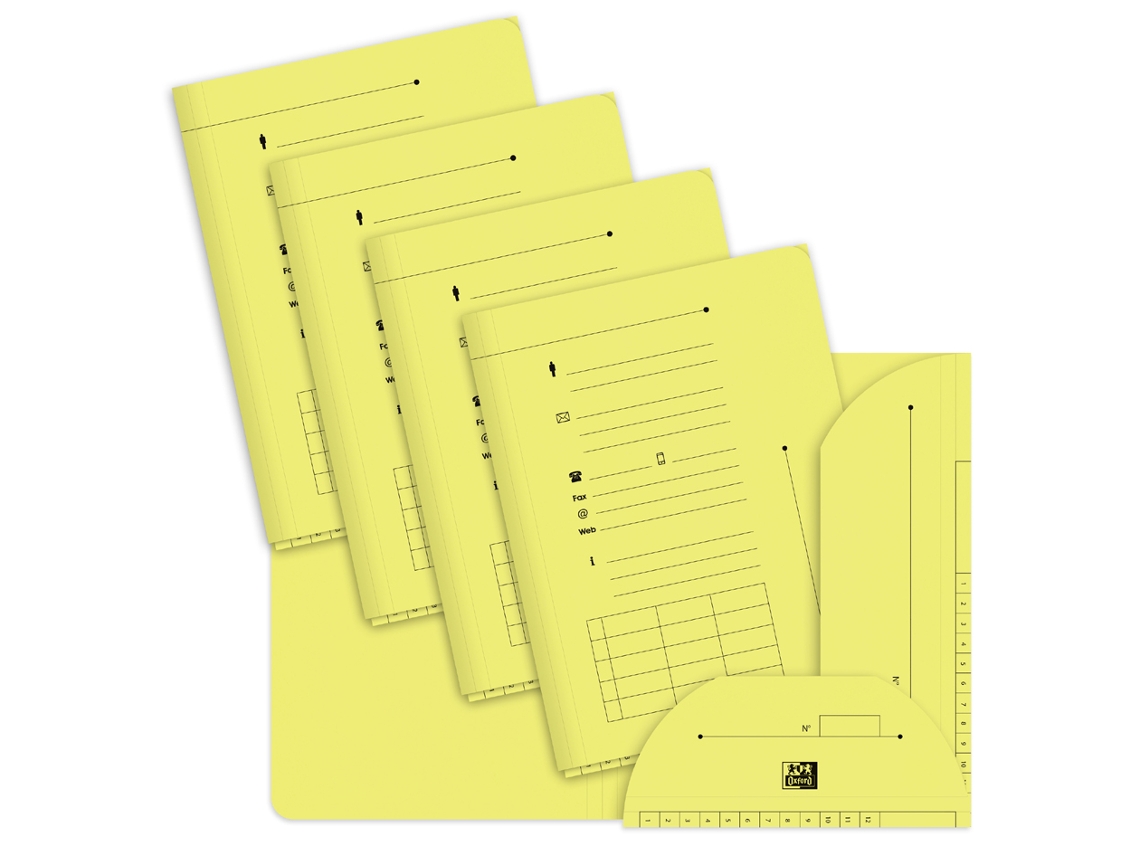Carpeta OXFORD Pastel Color: Amarillo 240 G/M2