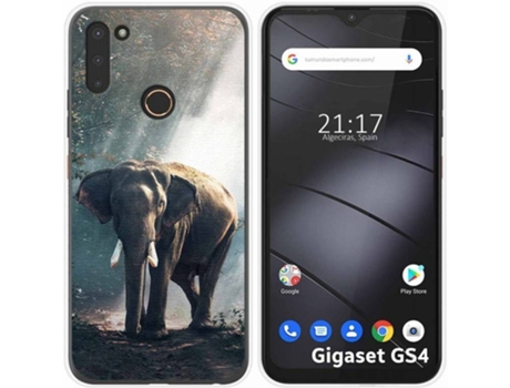 Carcasa Gigaset GS4 TUMUNDOSMARTPHONE Elefante Multicolor