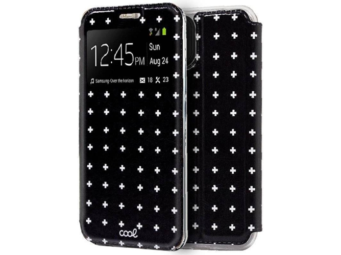 Funda iPhone 11 COOL Cruces Negro