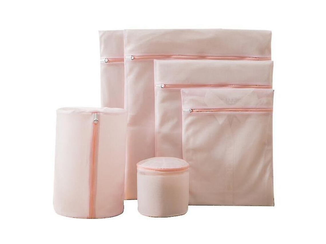 Fasst-set De Bolsas De Lavado Protectoras Para Ropa 6pcs Cuadradas Y Cilíndricas Diferentes Tamaños