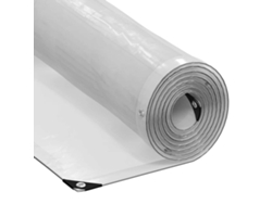 vidaXL Lona transparente con ojales polietileno 2x4 m