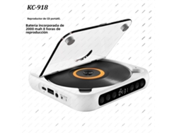 Reproductor De Cd Kc-918 Reproductor De Música Portátil Bluetooth