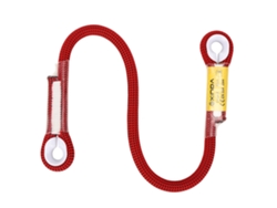 Mali corda de Segurança de Escalada Outdoor com Anel para Sobrevivência 60cm Vermelha Resistente Nylon