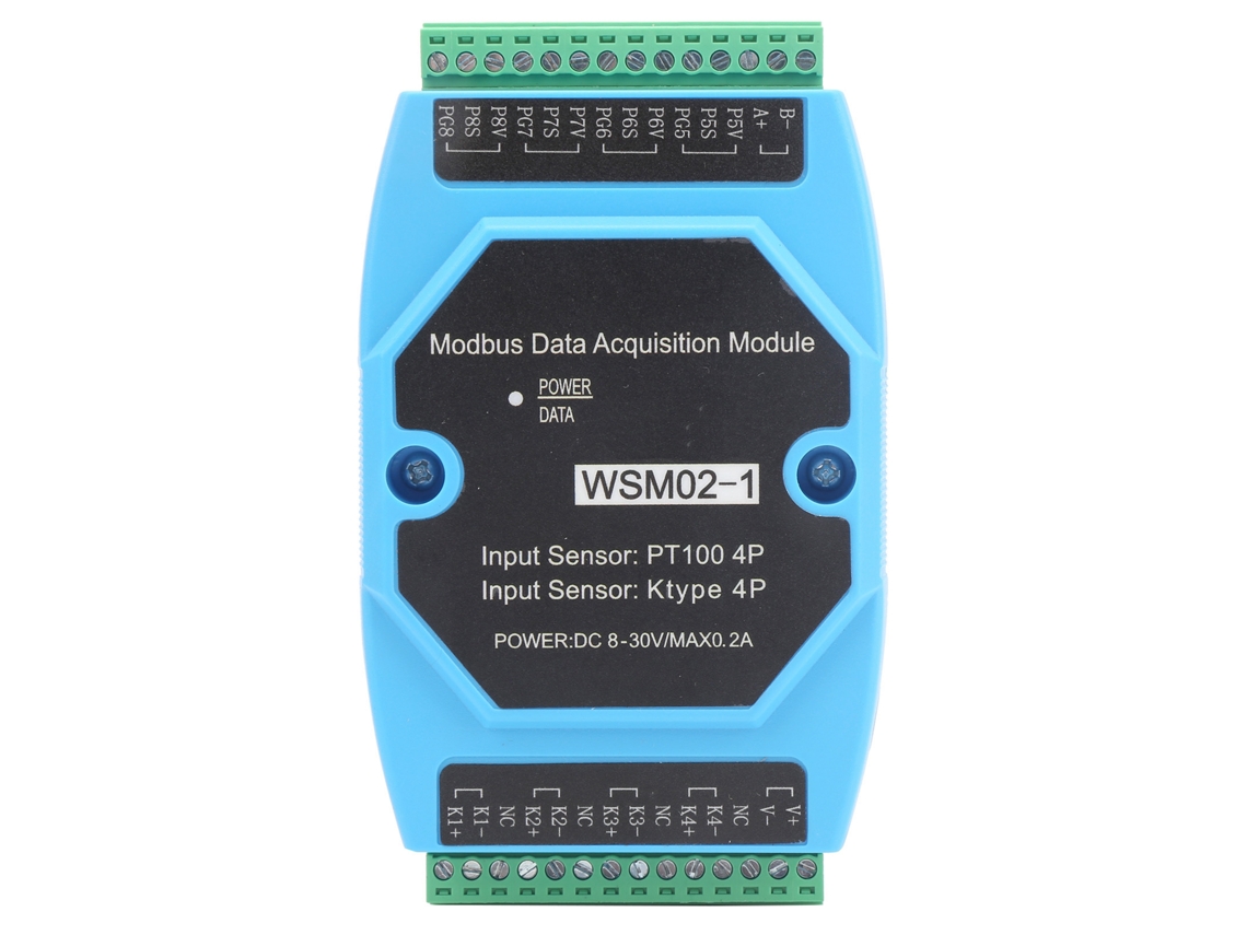 Módulo De Adquisición De Datos De Temperatura 1818300 Wsm021 4pt100+4ktype Industrial