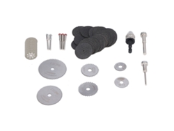 Kit De 60 Hojas De Sierra Circular Y Discos De Corte Para Madera, Plástico, Vidrio Y Metal.
