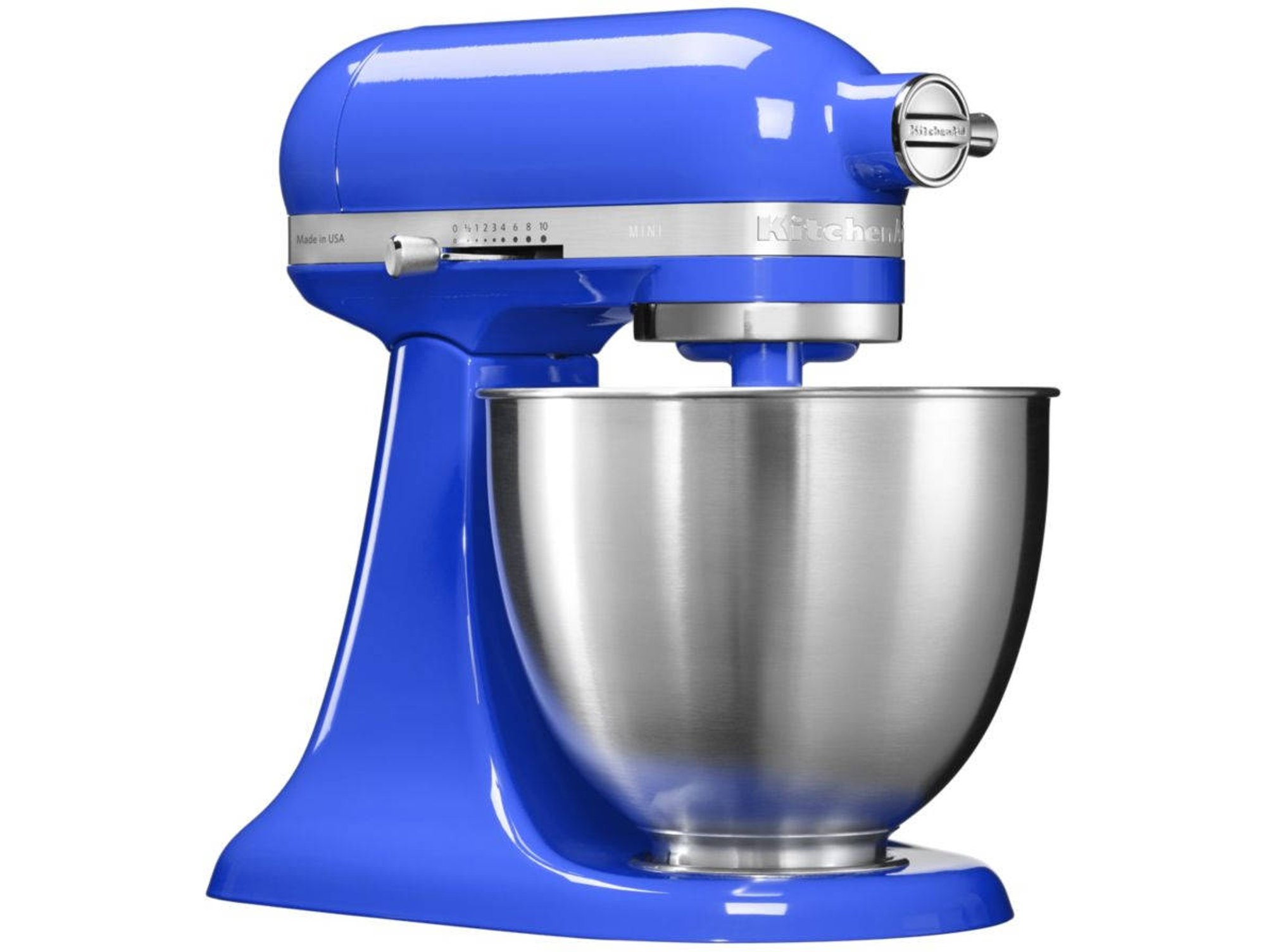 Kitchenaid 5ksm3311xetb Mini robot de cocina 33 l cabezal motor basculante color azul artisan pastelería 33l sapphire blue amasadora con bol 5ksm3311x 4 240 3.3