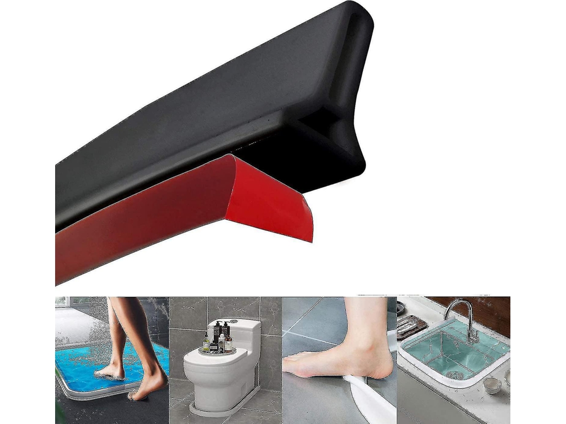Dique De Agua Para Regadera Plegable Barrera De Regadera Con Sellador Diseño Flexible Ajustable 100cm