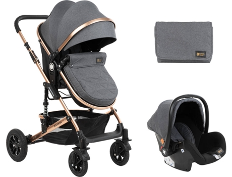 Carrito de Bebé KIKKA Trio 3 in 1 Amaia (90x26x65 cm)